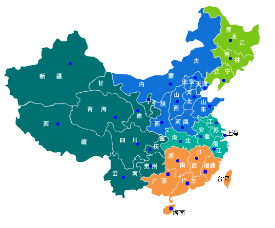 台湾HIWIN直线导轨中国华南区总代理在全国的分布销售网络